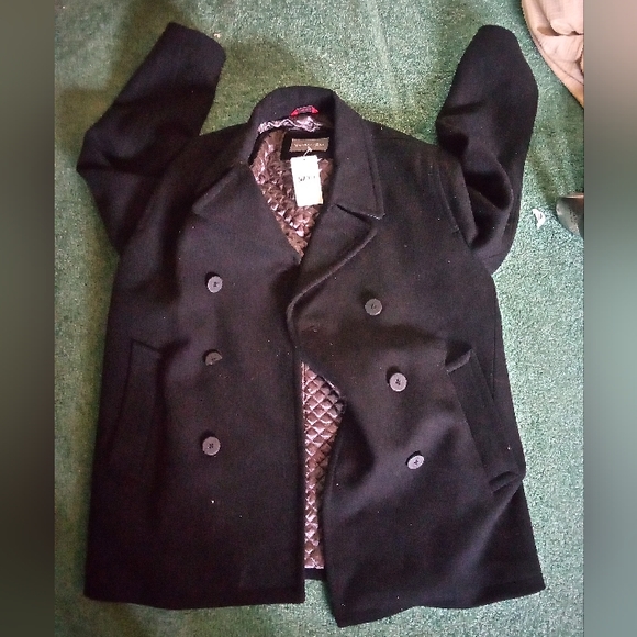 Michael Kors Men's Peacoat (Large, Black) - Picture 1 of 3